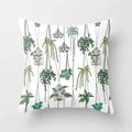 Axyaa Plant Pattern Pillowcase 45*45cm for Home Office Decor
