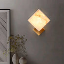 Axyaa Alabaster Wall Lamp All Copper Fixture Bedroom Staircase Headboard