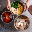 Axyaa Stainless Steel Mixing Bowl with Lid - Kitchen Food Container Kit