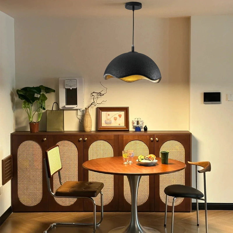 Axyaa Wabi Sabi LED Pendant Light - Modern Ceiling Chandelier for Dining Room, Bedroom