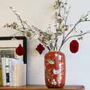 Axyaa New Chinese High-End Ceramic Vase for Elegant Living Room Decoration