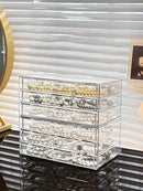 Axyaa Crystal Bracelet Storage Box: Beaded Jewelry Display Drawer Organizer