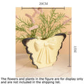 Pink Butterfly Ceramic Vase by Axyaa - Artificial Flowers Arrangement Vase for Aesthetic Room Decor