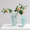 Axyaa Elegant Gradient Glass Vase - Luxury Home Decor for Living Room