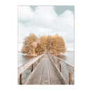 Axyaa Chrysanthemum Butterfly Canvas Print - Nordic Beach Wall Art Poster