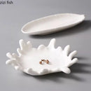 Axya Coral Ceramic Dinner Plate | Fruit Salad Sushi Dessert Specialty Tableware
