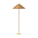 Axyaa Nordic Modern Bamboo Floor Lamp LED Standing Lamps Living Room Decor