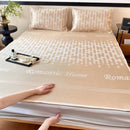 Axyaa Cool Carbon Light Antibacterial Ice Silk Mat Three-Piece Set