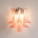 Axyaa Murano Glass Petal Wall Lamp - French Style Lighting for Home Decor