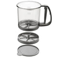Axyaa Handheld Plastic Flour Sifter Cup - Professional Kitchen Gadget