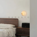 Axyaa Marble Wall Lamp: Nordic Minimalist Round LED Wall Lights
