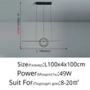 Axyaa Modern LED Ceiling Chandelier for Dining Kitchen Minimalist Home Decor Lighting