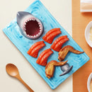 Axyaa Seaside Shark Ceramic Plate Sushi Dumpling Tableware