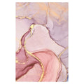 Axyaa Rose Gold Oil Painting Area Rug for Bedroom and Living Room