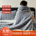 Axyaa Rabbit Fur Blanket: Luxury, Thickened, Office Shawl, Sofa, Small Quilt