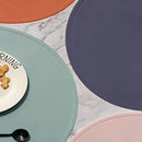 Axyaa Silicone Round Placemats - Set of 6