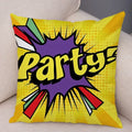 Axyaa Letters Print POP ART Pillowcase - Home Decor Cushion Cover