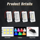 Axyaa Ultra-bright LED Interior Foot-Well Lights for Tesla Model 3 Y S X