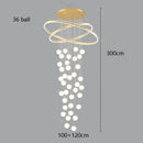 Axyaa Elegant Staircase Chandelier for Home Decoration with Indoor Ceiling Lighting