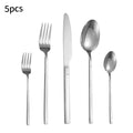 Axyaa Stainless Steel Tableware Set - High-End Knife, Fork, Spoon for Kitchen & Restaurant