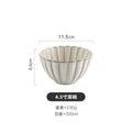Axyaa Classic White Ceramic Dinnerware Set with Bowls, Plates, and Steak Dishes