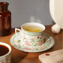 Axyaa Retro Coffee Cup and Saucer Set - High-end Ceramic Tableware