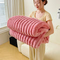 Axyaa Cozy Flannel Fleece Blanket, Luxurious Sofa Bed Cover, Soft & Warm Home Travel Essential