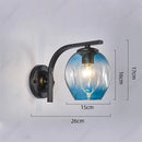Axyaa LED Glass Wall Lampshade for Bedroom Living Room Hallway Staircase Lighting