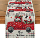 Axyaa Christmas Picard Dwarf Tree Table Runner for Festive Decor