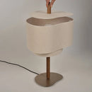Axyaa Wabi Sabi LED Floor Lamp Fabric Shade Modern Atmosphere Bedside Light