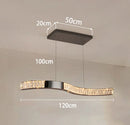 Axyaa LED Crystal Chandelier Ceiling Lamp for Indoor Living Room Lighting