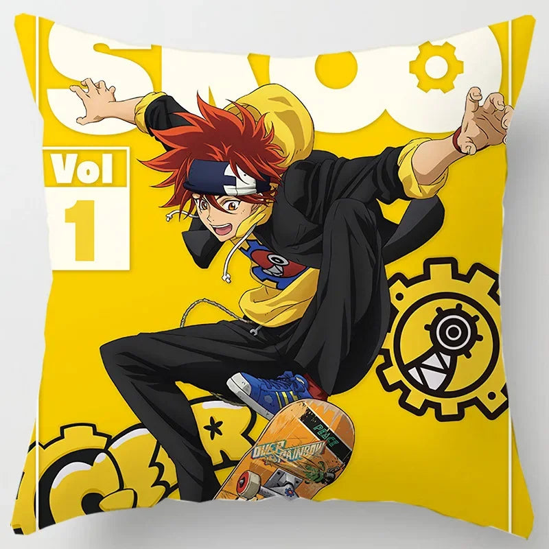 Axyaa SK8 Reki Kyan Miya Langa Pillow Case - Home Decor Cartoon Throw Pillowcases