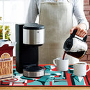 Axyaa Geometric Abstract Kitchen Drying Mat - Quick Dry & Antiskid