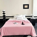 Axyaa Cool Silk Summer Quilt - Machine Washable, Double Ice Silk - Black Tech