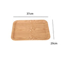 Axyaa Wooden Bread Cake Tray for Kitchen Storage and Serving