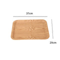 Axyaa Wooden Tray: Kitchen Storage, Cake Bread, Water Cup Holder, Flat Serving Tray