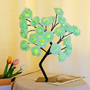Axyaa Rose Flower Table Lamp: 24 LED Bedroom Night Light & Home Decor
