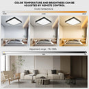 Dimmable LED Ceiling Lamp with Remote Control for Living Room by Axyaa