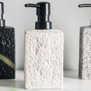 Axyaa Stone Texture Ceramic Lotion Bottle- Home Hotel Shampoo Hand Wash Anti Slip Design