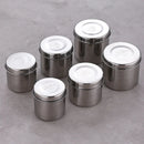 Axyaa Stainless Steel Tea Container with Sealed Lid - Food Storage Tank
