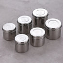 Axyaa Stainless Steel Food Storage Tank with Lid - Sealed Tea Container Jar Organize Box