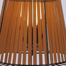 Axyaa Designer Straw Hat Chandelier LED Lighting Fixture for Home & Restaurant