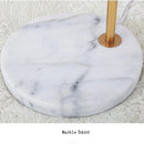 Axyaa Nordic Gold Metal Floor Lamp with Marble Base - Adjustable Length Lighting