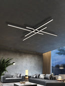 Axyaa LED Black Chandelier Ceiling Lamp Set for Master & Guest Bedroom, Living Room