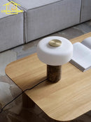 Axyaa Glass Marble LED Table Lamp for Home Decor & Study Room