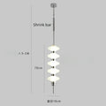 Axyaa Luxury Telescopic Glass Pendant Lamp for Bedroom and Living Room