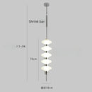 Axyaa Luxury Telescopic Glass Pendant Lamp for Bedroom and Living Room