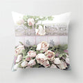 Axyaa Floral Wedding Cushion Cover - Soft Home Decor Pillow Case