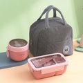 Axyaa Portable Leakproof Lunch Box Set with Thermal Bag, Large Food Storage Bag
