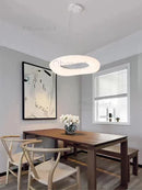 Axyaa Acrylic Eye Protection Chandelier: Nordic Style LED Ceiling Lamp